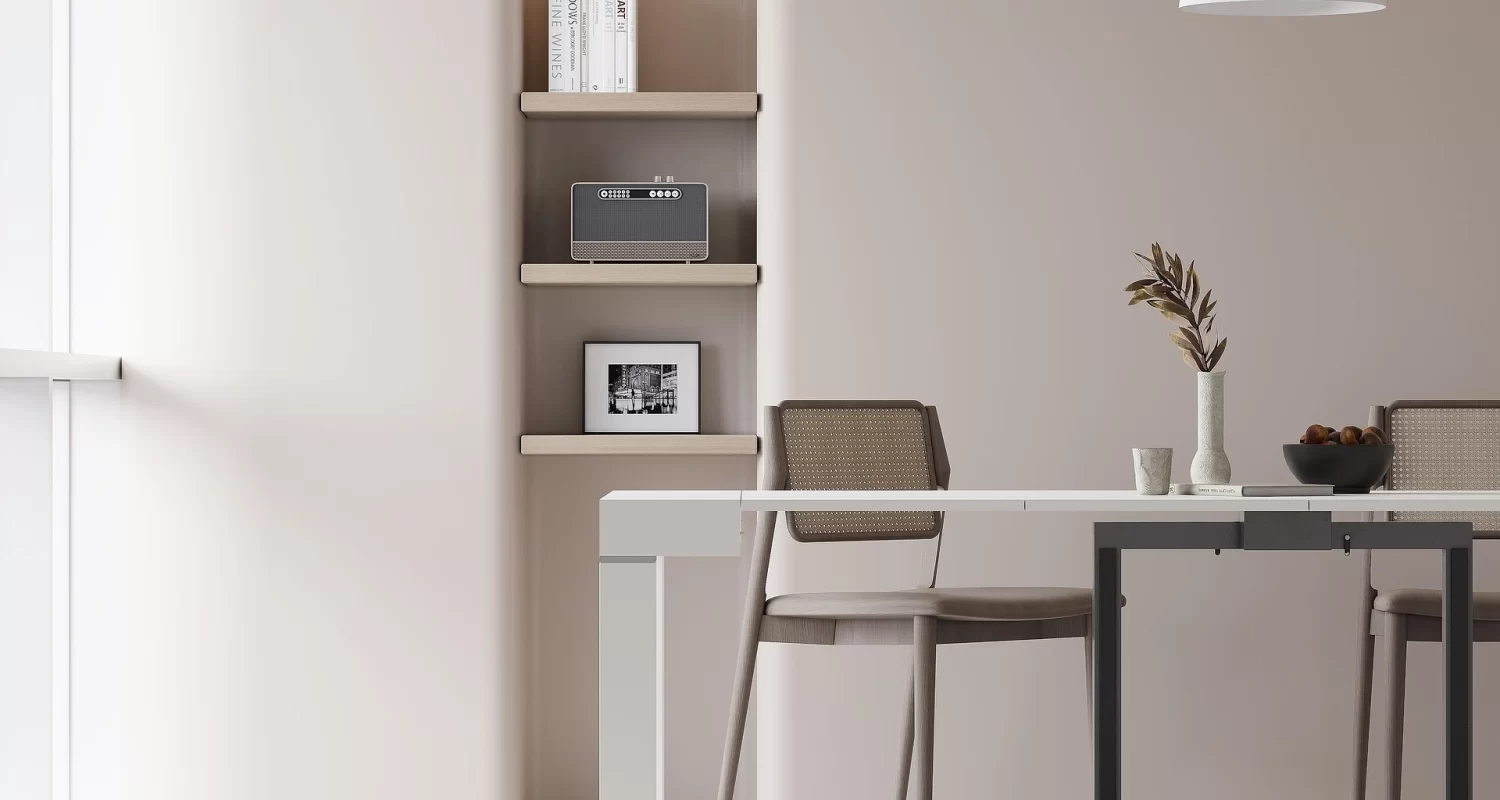 Contemporary interior design - dining table